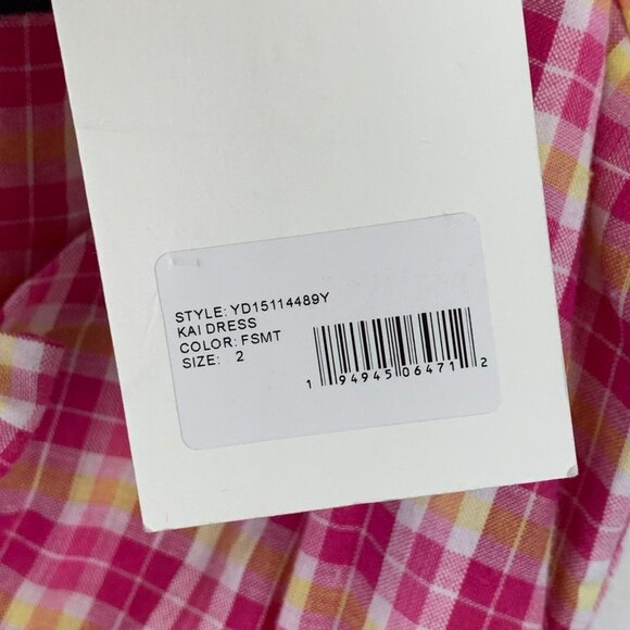 NWT LIKELY Kai Check Dress - Picture 9 of 11